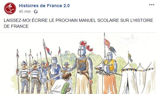 Pour qu'Histoire de France 2.0 rédige le prochain manuel scolaire sur l'Histoire de France