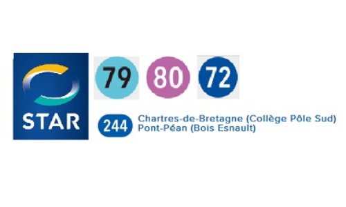 Améliorer la qualité des bus Chartres de Bretagne, Pont Péan et Laillé (79, 80, 244, 72 ...)