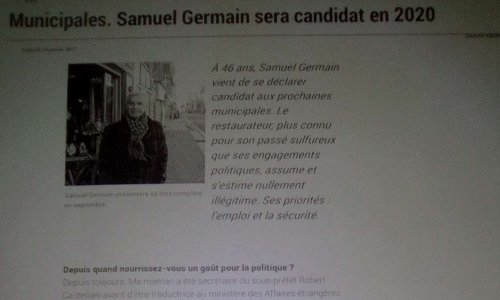 Samuel Germain Le-Roux &agrave; BRESt candidat aux Municipales affabule !!!