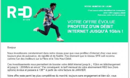 NON au passage de la fibre à VIE de 10 à 13 euros