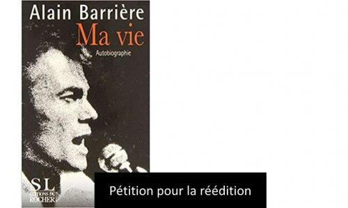Demande de réédition du livre "Ma vie, Monaco-Paris, France, éditions du Rocher, 2006 (ISBN 978-2-268-05700-2)"