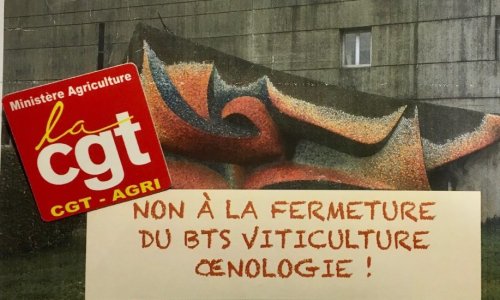 Pétition : NON A LA FERMETURE DU BTS VITICULTURE OEONOLOGIE D'AVIGNON EN 2020