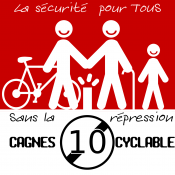 Pour la sécurisation de la piste cyclable du bord de mer à Cagnes sur Mer et contre la limitation de vitesse et la répression des cyclistes