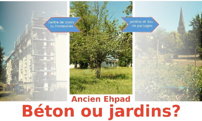 Ancien Ehpad de Langeais: béton ou jardin?