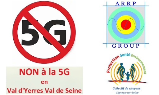 Non à la 5G dans l'agglomération Val d'Yerres, Val de Seine