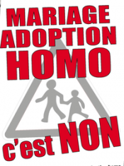 contre l'adoption des enfants par les couples homosexuels