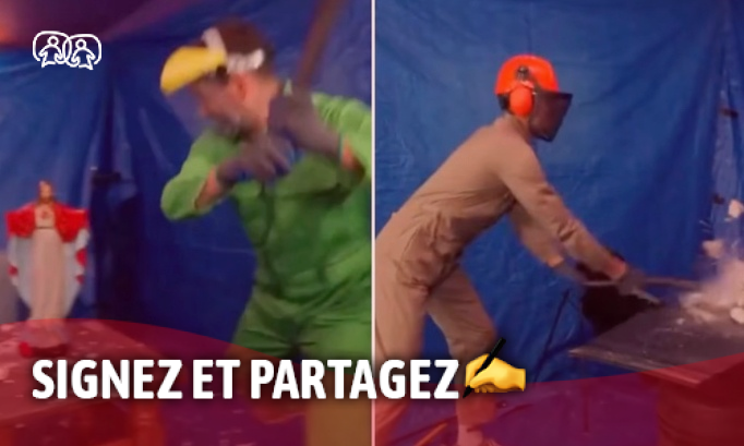 Help me advance this fight: Stop comments and actions that are disrespectful to Christianity