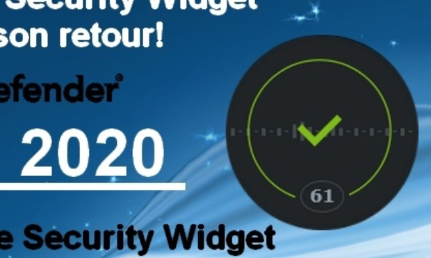 Pour la réintroduction du Widget de sécurité Bitdefender /  For the reintroduction of the Bitdefender Security Widget