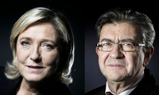 Marine Le Pen ou Jean-Luc Mélenchon en 2022 ?