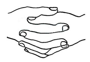 Comment entrecroisez-vous les doigts ?