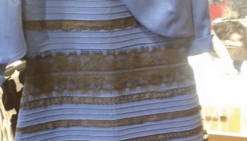 Quelles couleurs voyez-vous sur cette robe ?