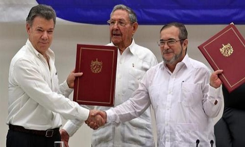 Êtes vous solidaires de l'accord de paix signé par le gouvernement colombien, son président Manuel Santos et la guérilla FARC-EP, mettant fin à plus de 50 ans de conflit armé en Colombie?
