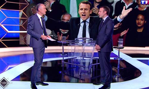 Ne trouvez-vous pas que la télévision, TF1 en particulier, sponsorise Emmanuel Macron